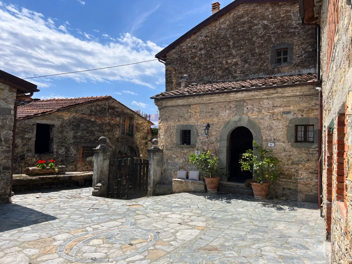 The Casale courtyard
